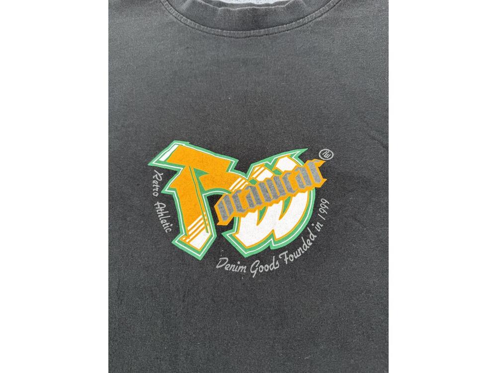 Rocawear Relaxed Fit 2XL‎ Cotton T-Shirt Black Green Stripes - Picture 4 of 9